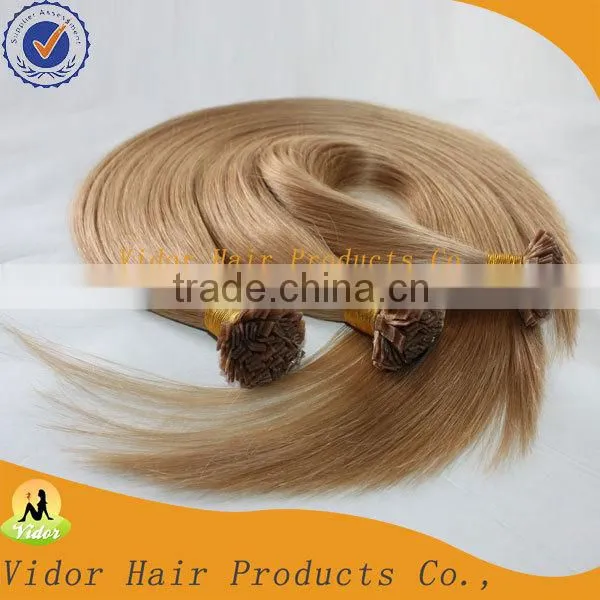 Top Quality Flat Tip Keratin Hair Extensions photo-6