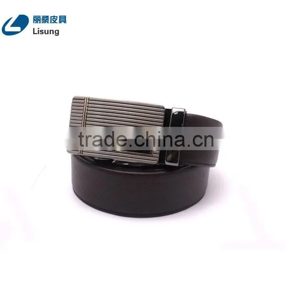 Luxury Automatic Buckle Adjustable Leather Belt Without Holes photo-3