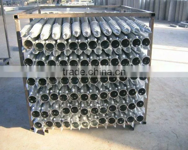 PV Mounting Structure Solar Panel Fix Ground Screw Solar Mounting Steel Structure