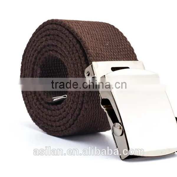 Press Buckle Canvas Belt Army Leisurely Canvas Webbing Belt Colorful 4002 photo-3