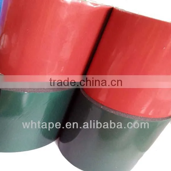1.0mm Double-sided PE Foam Tape With Red /green Film photo-2