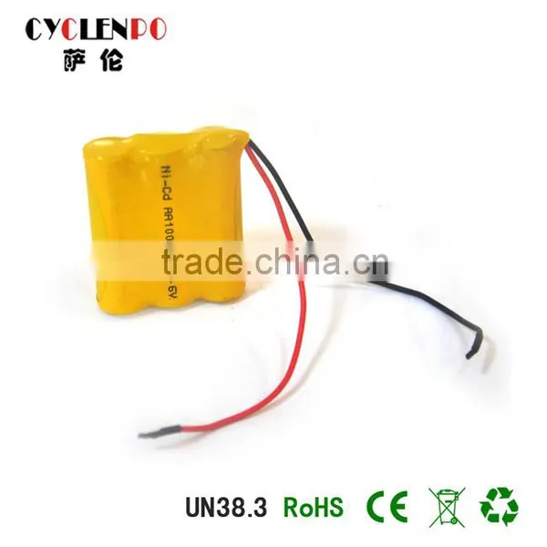 NI-CD AA 1000mah 3.6v Rechargeable Battery Pack for LED Light Battery for Flash Light Battery Made in China