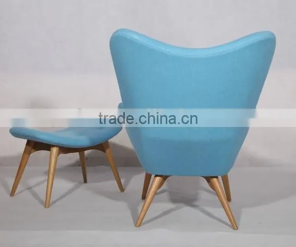 Hotel Furniture Chaise Lounge Chair Grant Featherston Chair With Footrest Sale photo-4