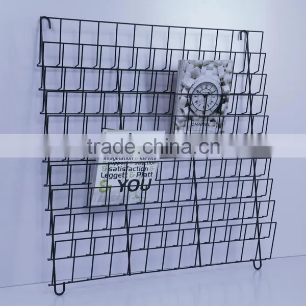 Wall Mount Metal Decorative Wrought Iron Shelves for Book photo-3