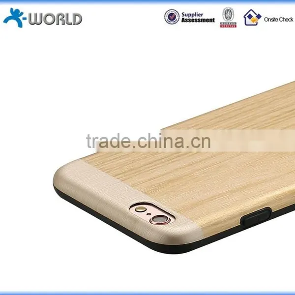 Soft Natural Wood TPU Wooden Case for Iphone 6S photo-3