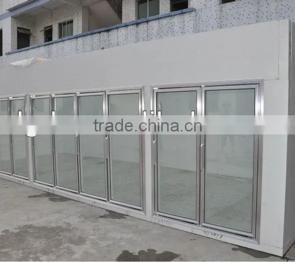 Glass Door Freezer Room for Ice Cream Displaying photo-4