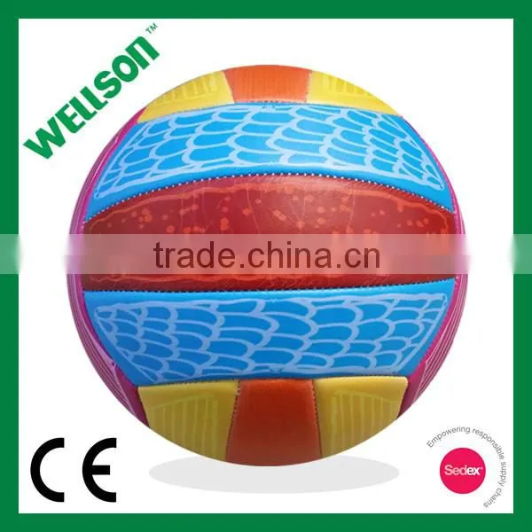 4C Printed PVC Foamed Volleyball photo-2