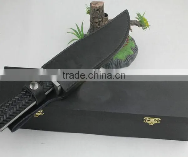 OEM G10 Handle Combat Knife With Sharpener Stone photo-4