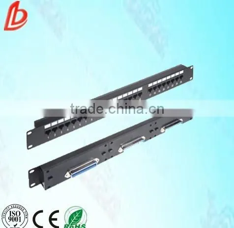 19 Inch 48 Ports RJ45 Cat6 Utp Network Rackmount Patch Panel/utp Cat6e Patch Panel photo-4