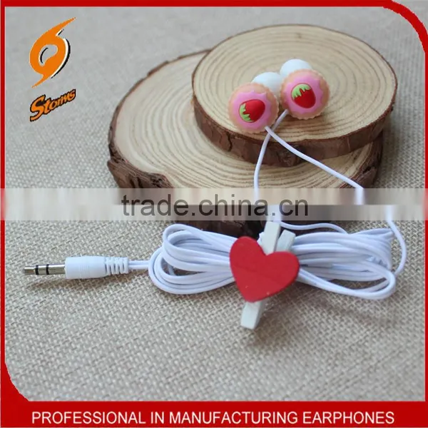 Cartoon Cake Earphones For Mobile, ,Earphone for Kids photo-4