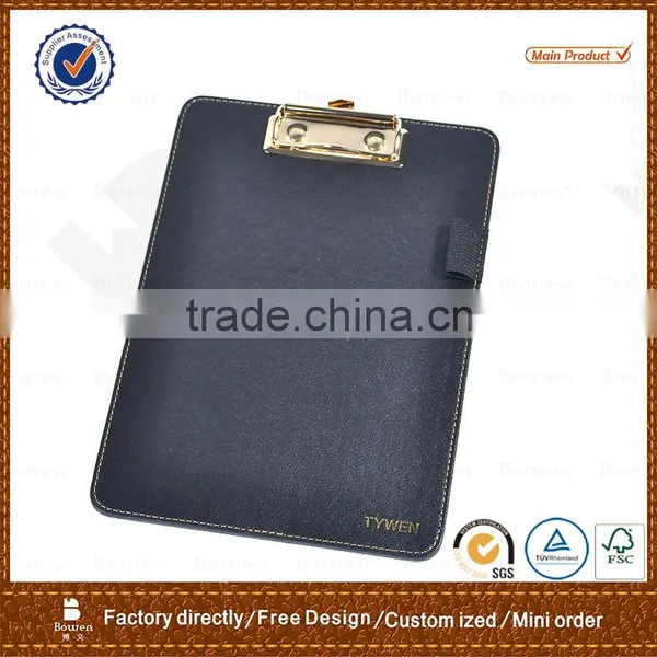 Professional Writing Board /A5 Leather Clip Board With Metal Clip photo-3