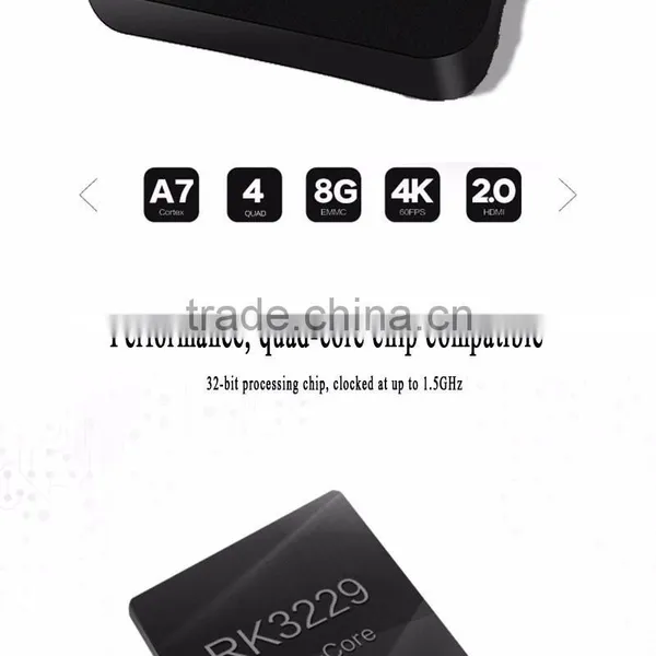 2016 Top Selling Amlogic S905 Quad Core Android 5.1 V88 RK3229 1G 8G TV Box photo-3