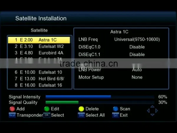 Original Freesat V7 Combo DVB-S2 / T2 MPEG4 Full 1080P HD Satellite Receiver Decoder With CA Slot Support PowerVu+ photo-6