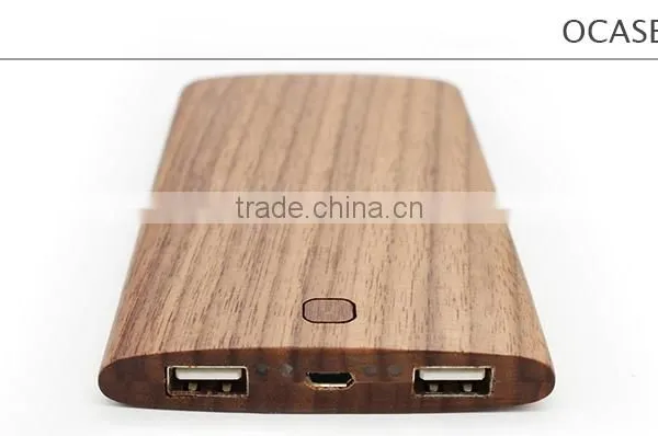 High Quality Customized Real Wood Power Bank 8000mAh for Phones photo-2