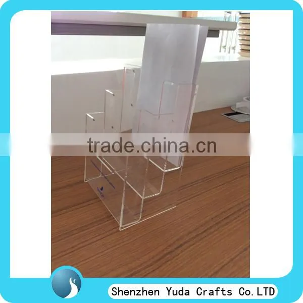 Hanging Clear Brochure Holder Acrylic Slatwall Brochure Holder Wall A5 Brochure Holder photo-3