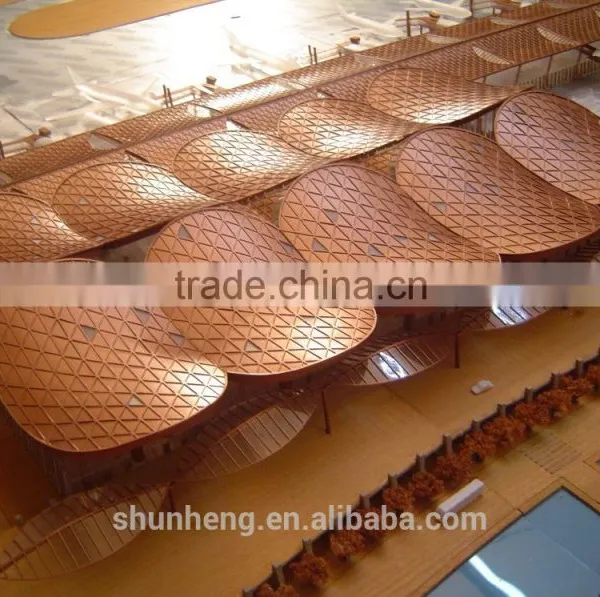 Custom Wooden Airport Building Scale Model/architectural Model Making Service photo-4