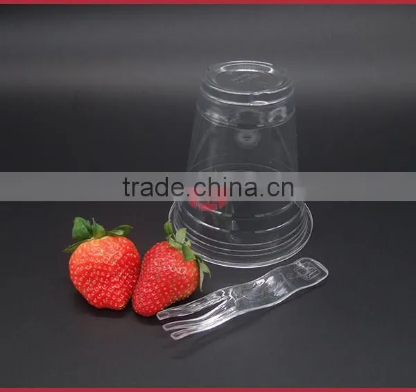 Disposable Plastic Cups PET Material 14Oz High Transparent photo-4