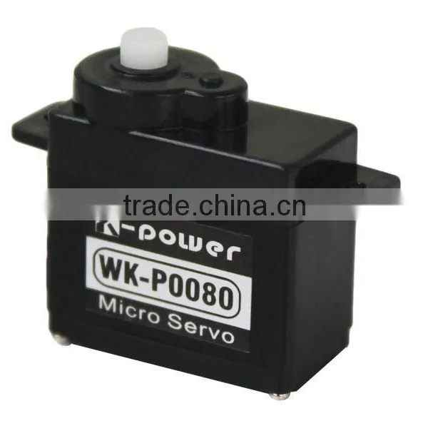 K-power P0080 Micro Plastic Gear Servo 8g for RC Airplane and Helicopter photo-2