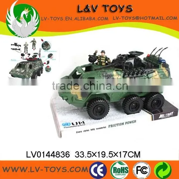 Hot-selling Plastic Friction Military Tanks Toys