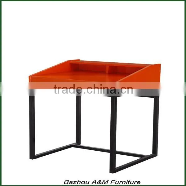 E1 MDFin High Gloss Green Metal Computer Desk photo-4