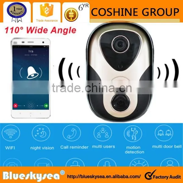 Multifunctional skybell wifi doorbell with CE certificate