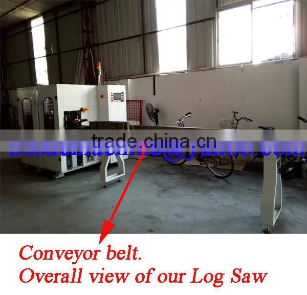 Servo Control 130 Cut Per Minute Automatic High Speed Facial Log Saw photo-4