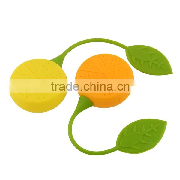 FDA Grade Lemon Shape Silicone Tea Strainer High Quality Tea Influser photo-2