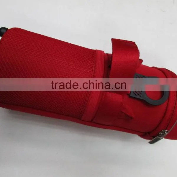 GC----Anti Shock Red Mutispandex Fabric With Net EVA Water Bottle Protective Case photo-2