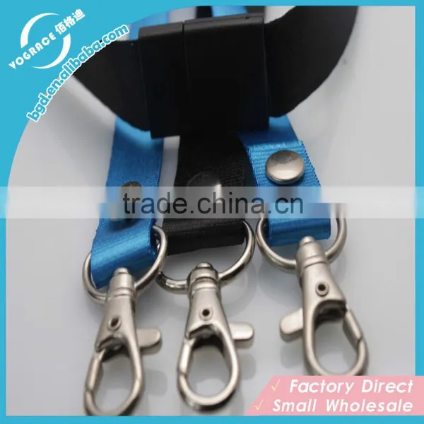 Newest Personelized Custom Polyester Material Lanyard With Rivet