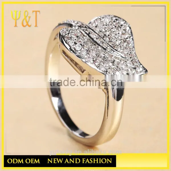 Jingli Jewelry Hot Sale Peach Heart Silver Engagement Ring (YJ-447) photo-4