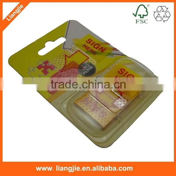 Transparent Mini Plastic Sticky Note Pad photo-5