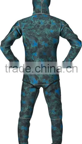 Camoflag Neoprene Pattern Spearfishing Fishing Wetsuits photo-2