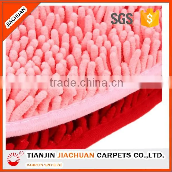 Loop Pile Polyester Chenille Bath Rug photo-5