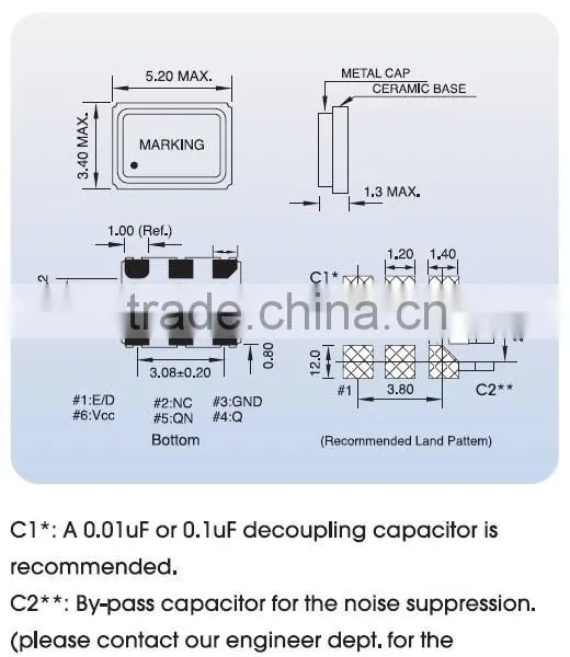 5x3.2mm SMD LVDS Crystal Oscillator photo-2