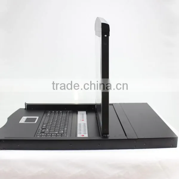 Rackmount 1u KVM LCD Keyboard Video Mouse LCD photo-2