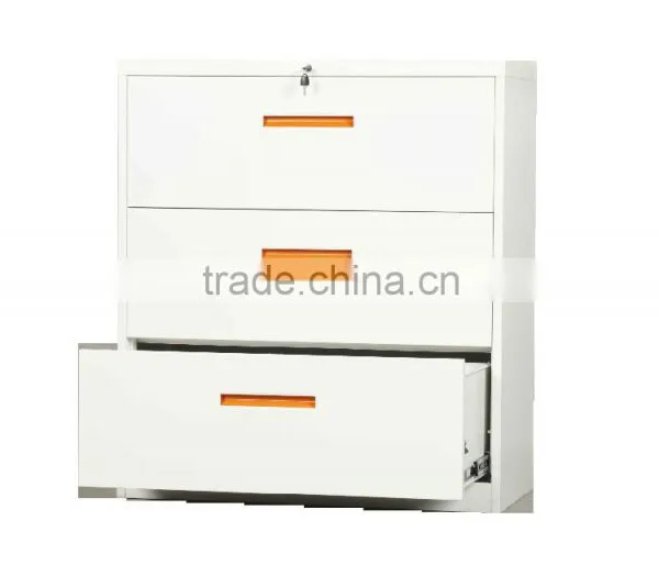 Three Drawer Office Furniture Steel Filing Cabinet photo-2