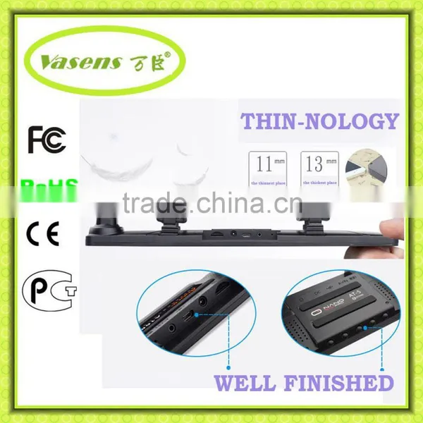 Loop Recording HD 1080p 5'' Dual Lens Recorder Mirror Vehicle DVR Dash Cam Rearview Car Camera photo-3