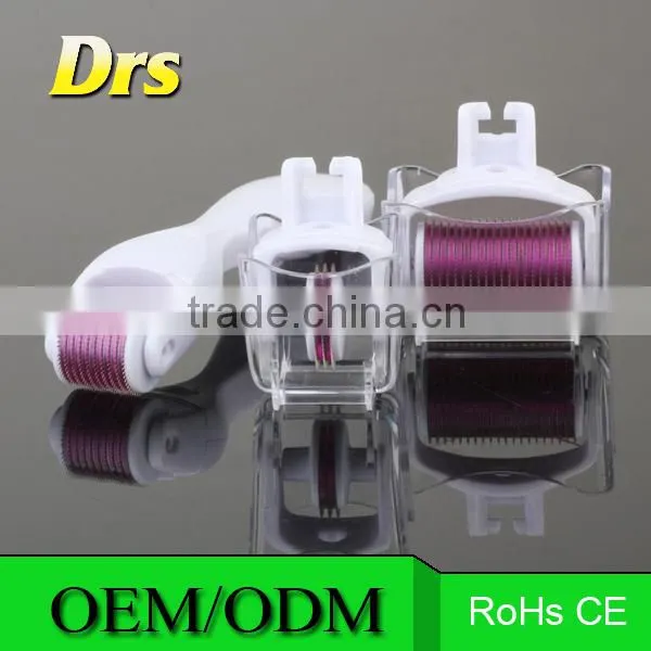 3-In-1 Kit Derma Roller Titanium Micro Needle Roller - 180/600/1200 Needles Skin DermaRoller for Body and Face photo-2