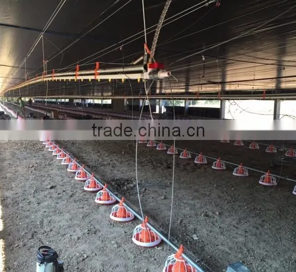Environmental Control Poultry House Automatic Farm Machinery Equipment Broiler Feeding System For Breeding Chickens photo-6