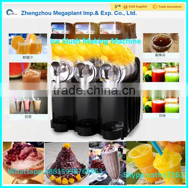 Mini Two Bowl Germany Air Compressor Granita Slush Machine for Sale photo-3