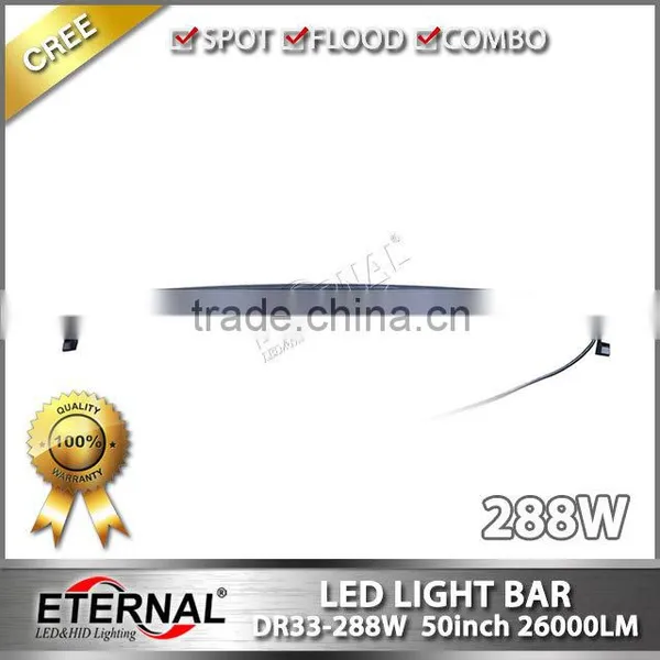 50in 288W High Power Radius Offroad 4x4 Raciing Powersports ATV UTV SUV Bune Buggy Truck Led Light Bar photo-4