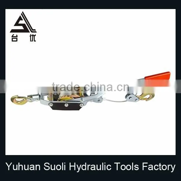 4T Hand Wire Rope Puller With Double Gear Double Hook photo-4