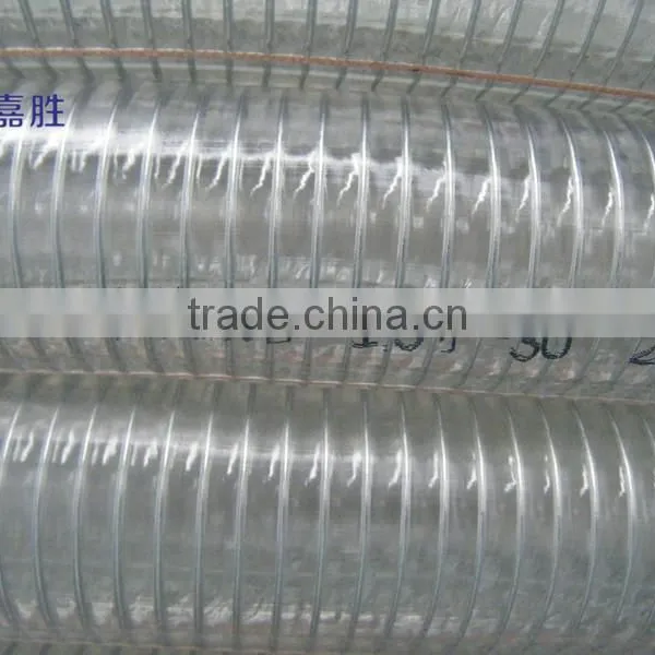 Transparent Steel Wire Reinforced PVC Oil Pipe photo-4