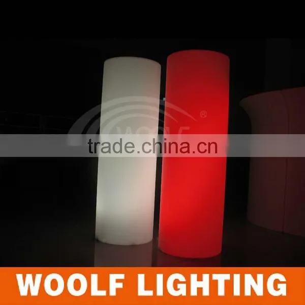 Cylinder Shape RGB 16 Color LED Lighting Glow Pillar photo-4