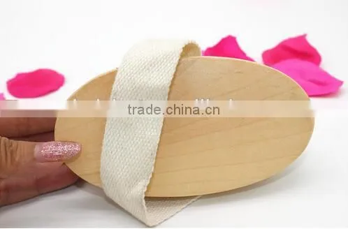 Cy305 Bath Body Brush, 100% All Natural Boar Bristle Wooden Handle & Band Fixed Bristles Brush photo-4