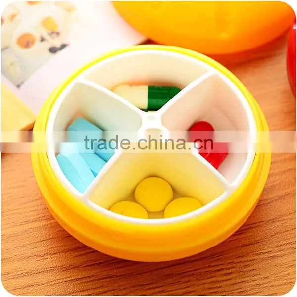 Q1094 Mini Four Box Plastic Pill Case photo-5