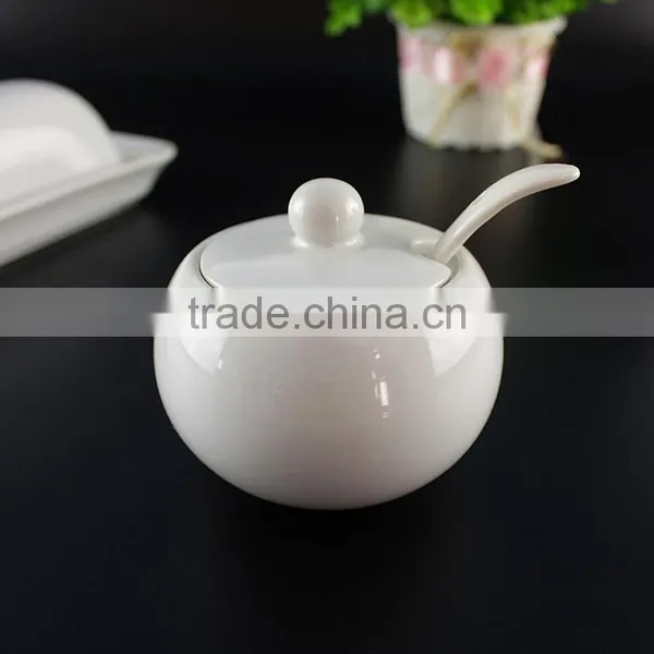 Factory Custom Design Your Own Dinnerware Porcelain Cruet Bottle / Plate With Lid / Milk Jug Ceramic Used Restaurant Dinnerware photo-4