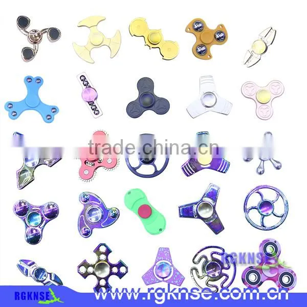 2017 New Design Colorful LED Glow Fidget Hand Spinner For Pressure Release photo-3