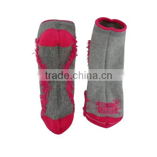 Custom Fashion Short Warm Terry Teen Girl Sex Sock photo-4