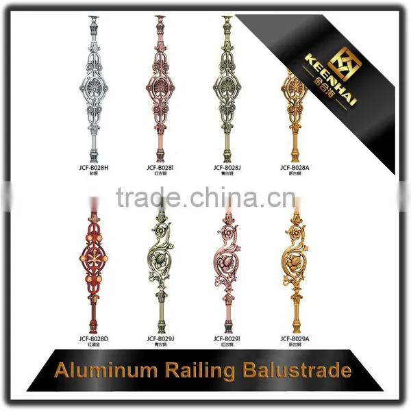Luxury Design Decorative Powder Coated Aluminum Indoor Stair Handrail photo-3
